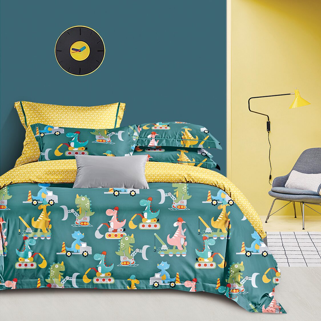 charles-millen-the-gang-62gr-dinoloper-agreen-fitted-sheet-set-8545658
