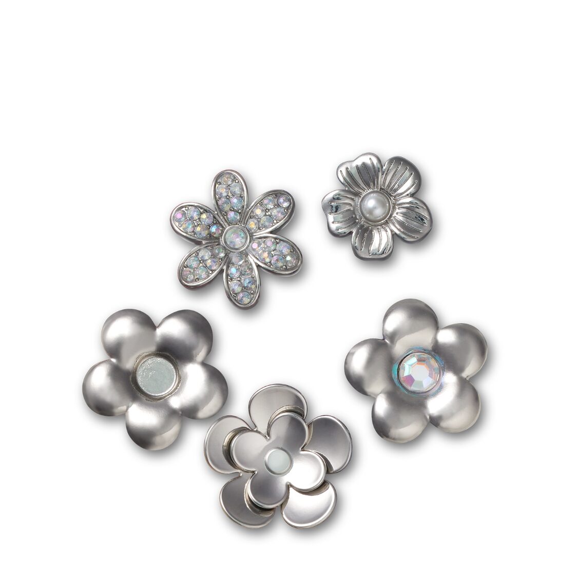 crocs-monochrome-silver-flowers-5-pack-5740345
