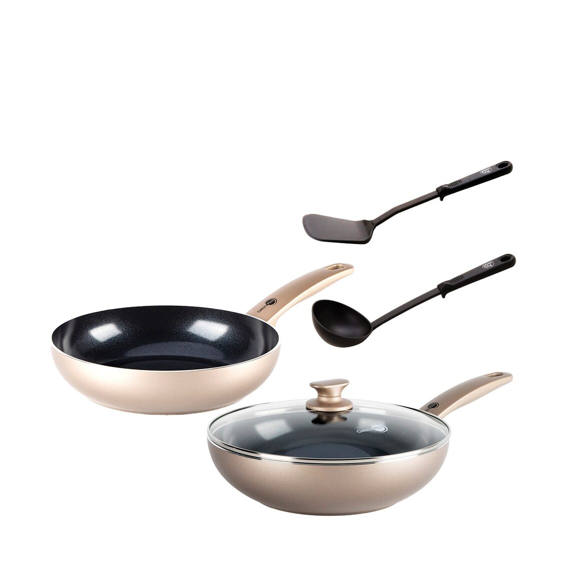 greenpan-camb-bronze-ceramic-28cm-covered-wok-24cm-deep-frypan-spatula-ladle-set-044517-675921-010734-5536106