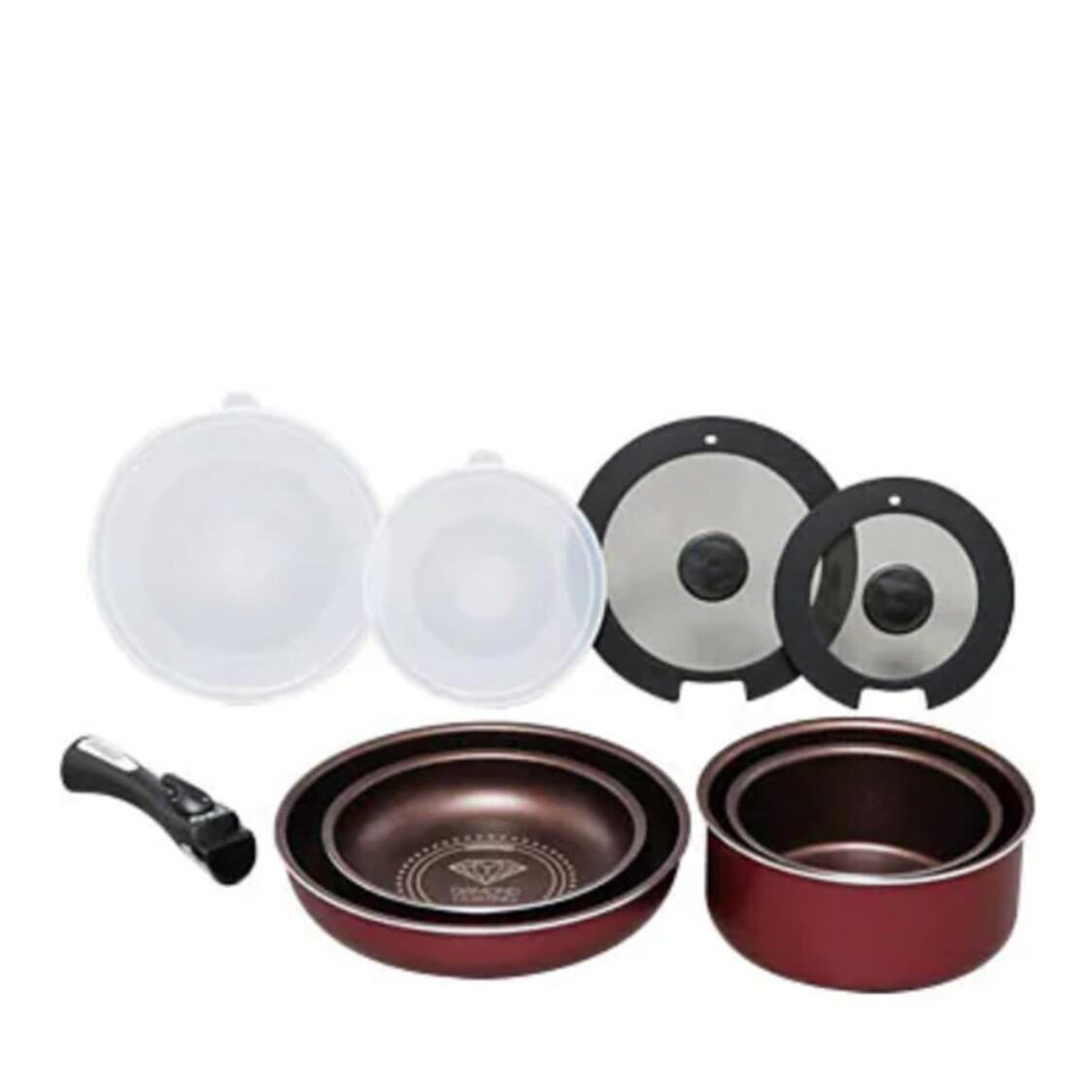 iris-ohyama-diamond-coating-non-stick-cookware-set-9pcs-set-h-is-se9-4007433