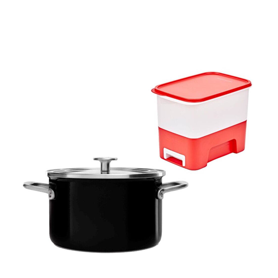 kitchenaid-24cm-cast-iron-enamel-casserole-gpka668565-black-free-tupperware-smart-rice-dispenser-5437268