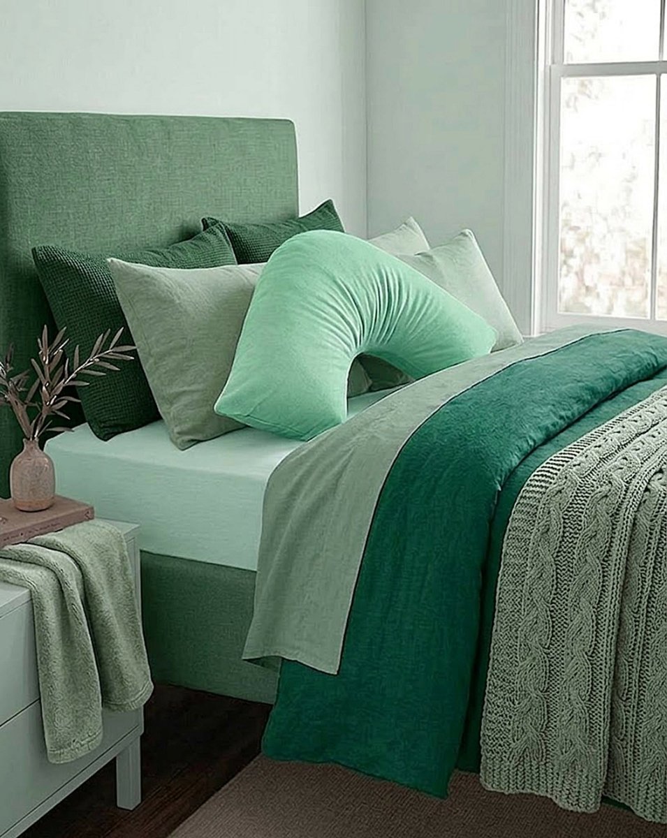 rapee-cuddle-u-v-shape-pillow-microfibre-cover-set-75-x-75-cm-green-2729137