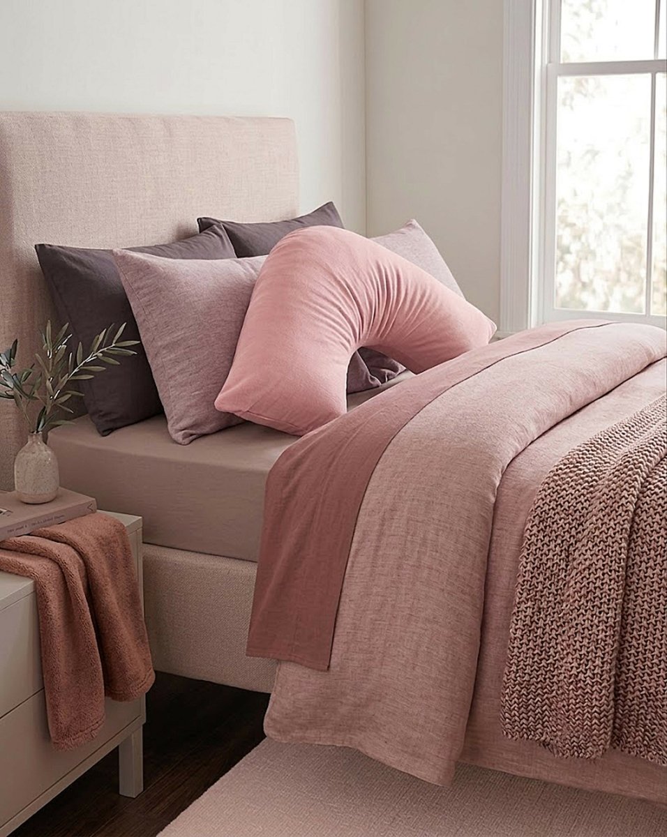 rapee-cuddle-u-v-shape-pillow-microfibre-cover-set-75-x-75-cm-pink-2569714
