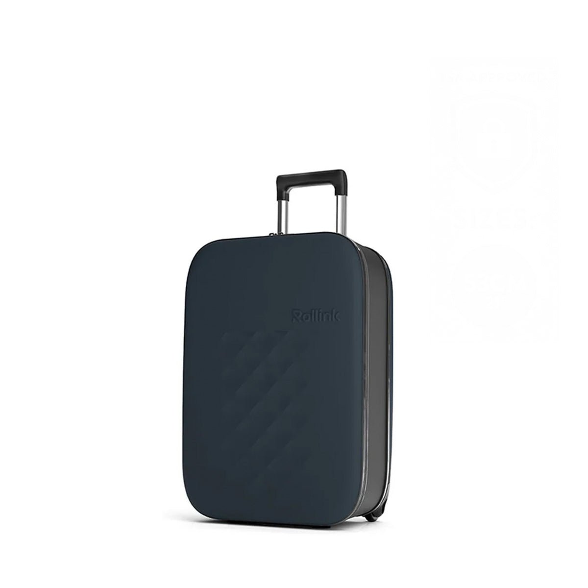 rollink-vega-ii-flex-21-collapsible-carryon-suitcase-blue-8129420
