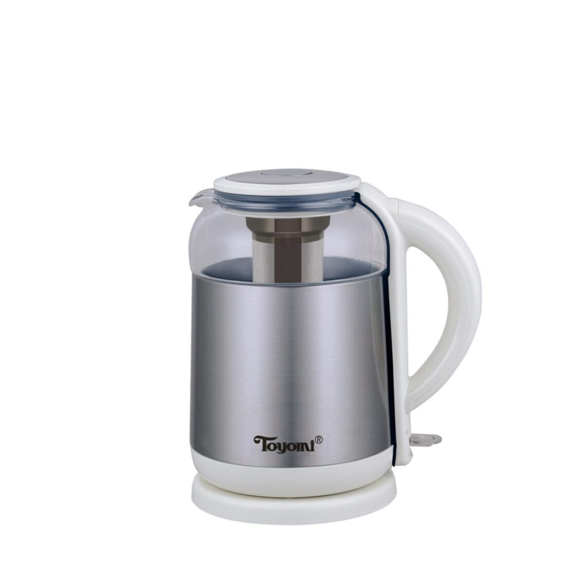 toyomi-18l-electric-glass-kettle-with-stainless-steel-tea-infuser-wk3362-white-9907034